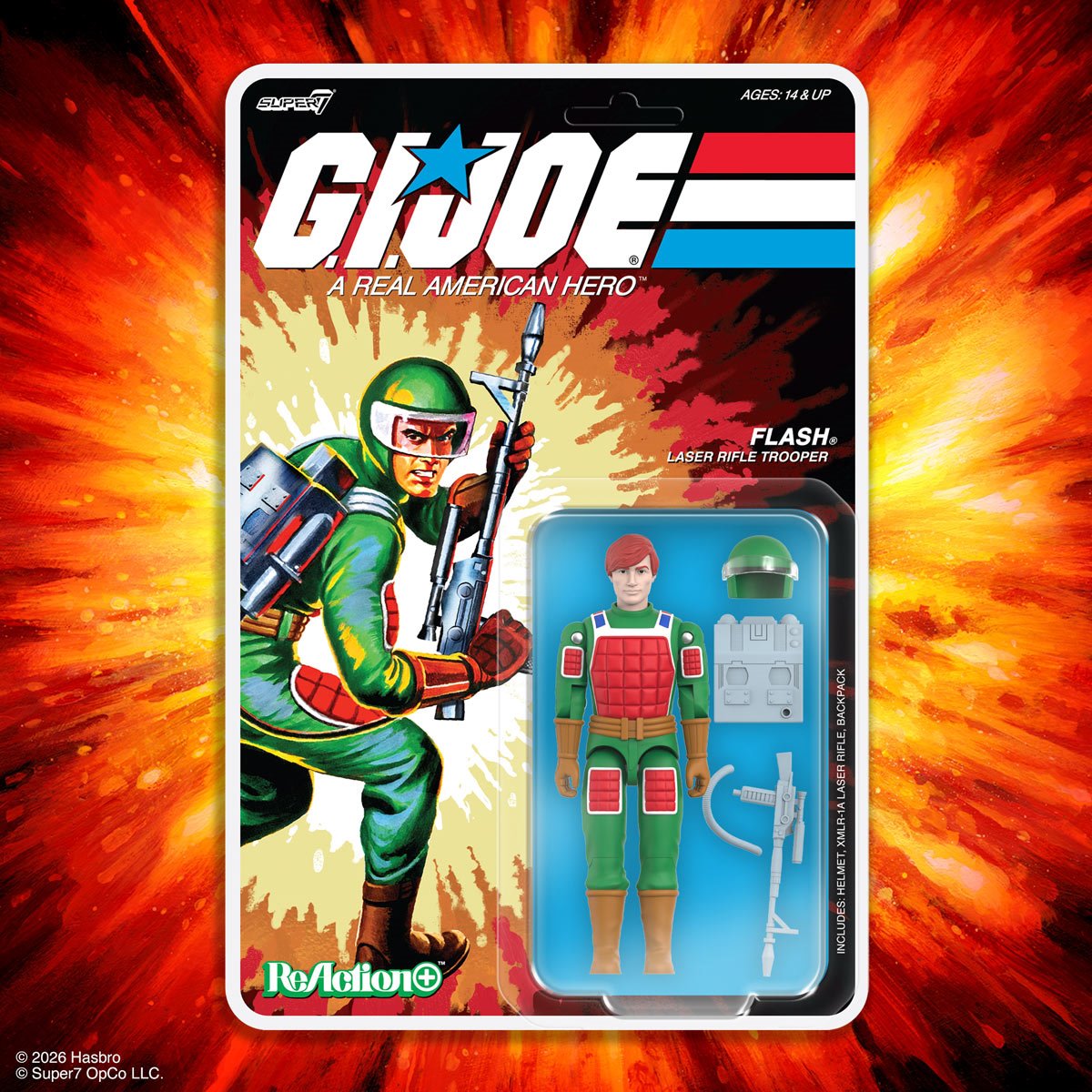 G.I. Joe Flash (Comic) 3 3/4-Inch ReAction+ Figure
