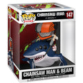 Chainsaw Man - The Movie: Reze Arc Chainsaw Man & Beam Deluxe Funko Pop! Ride #147