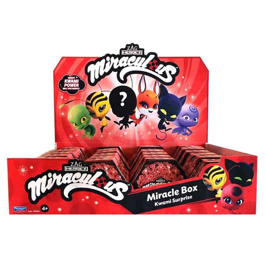 Miraculous Ladybug Miracle Box Kwami Surprise Mini-Figure Case of 16