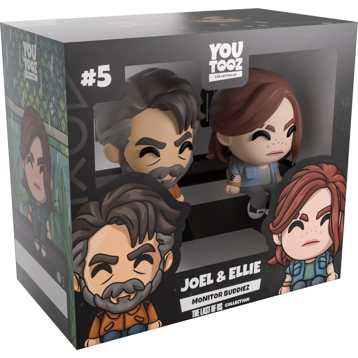 The Last of Us Collection Joel & Ellie Monitor Buddiez Vinyl Figure 2-Pack #5
