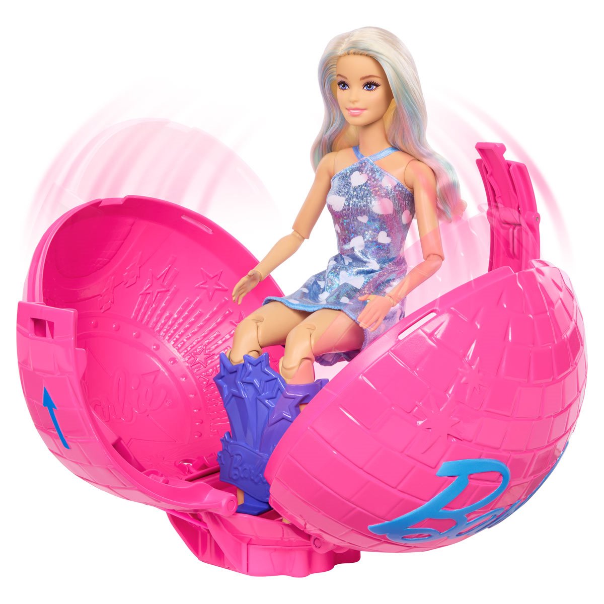 Barbie Team Barbie Roll & Reveal Pop Star Doll and Accessories