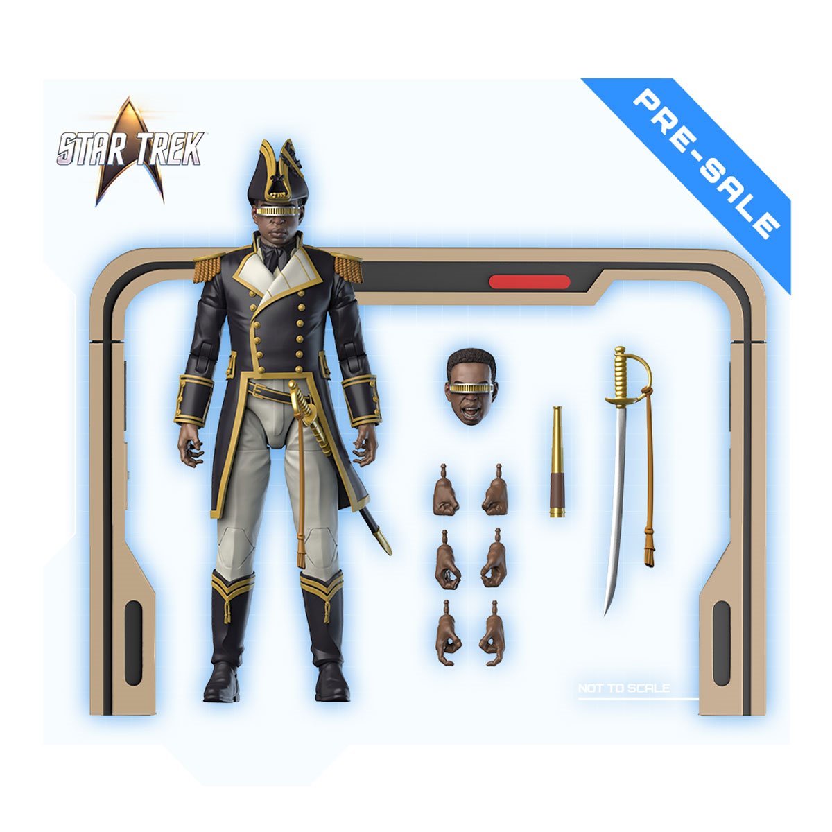 Star Trek: Generations Geordi La Forge Sailor Uniform Version Action Figure