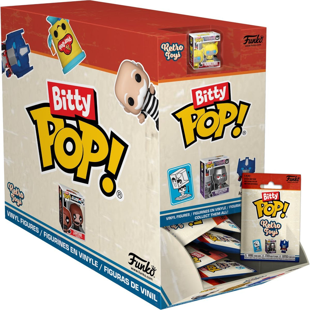 Retro Toys Funko Bitty Pop! Singles Display Case of 32