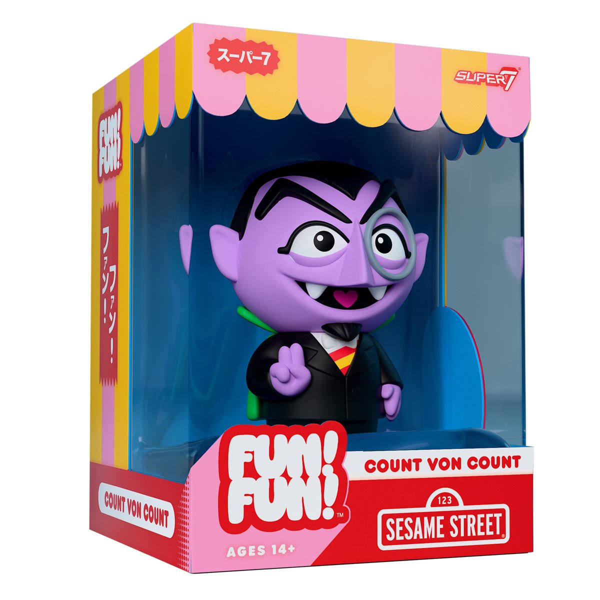Sesame Street Count Von Count FUN! FUN! Vinyl Figure