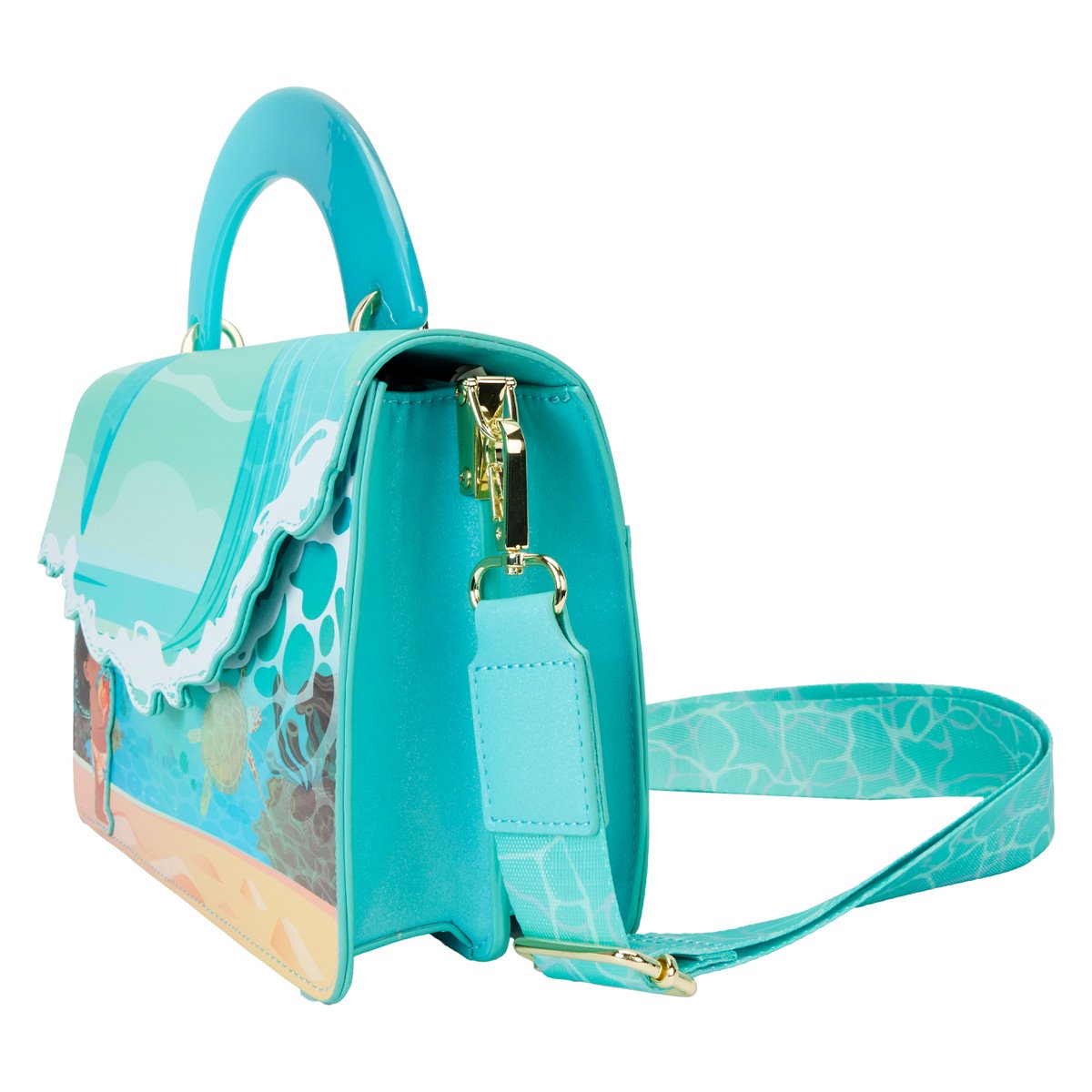 Moana Ocean Waves Crossbody Bag