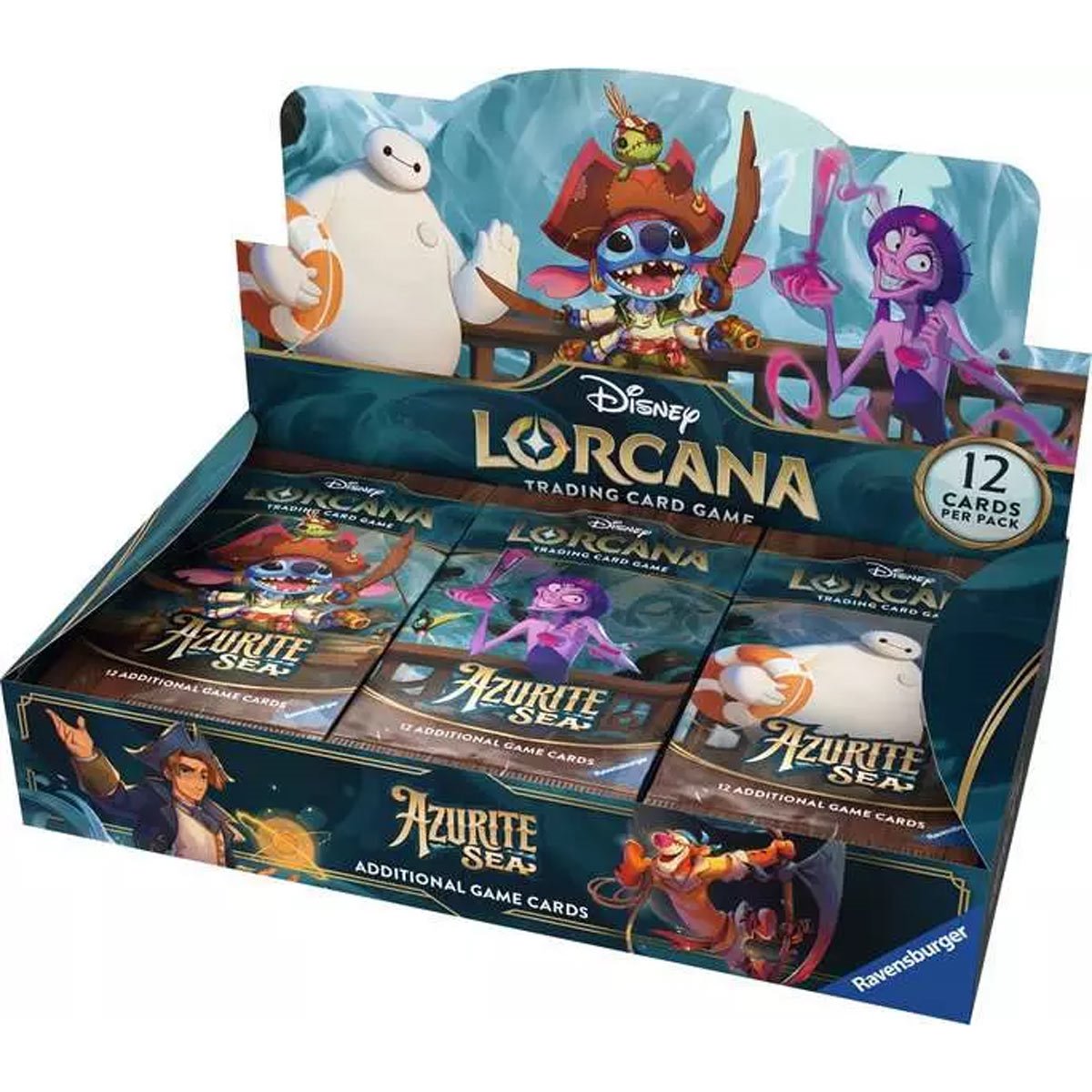 Disney Lorcana Set 6 Azurite Sea Booster Display Tray of 24