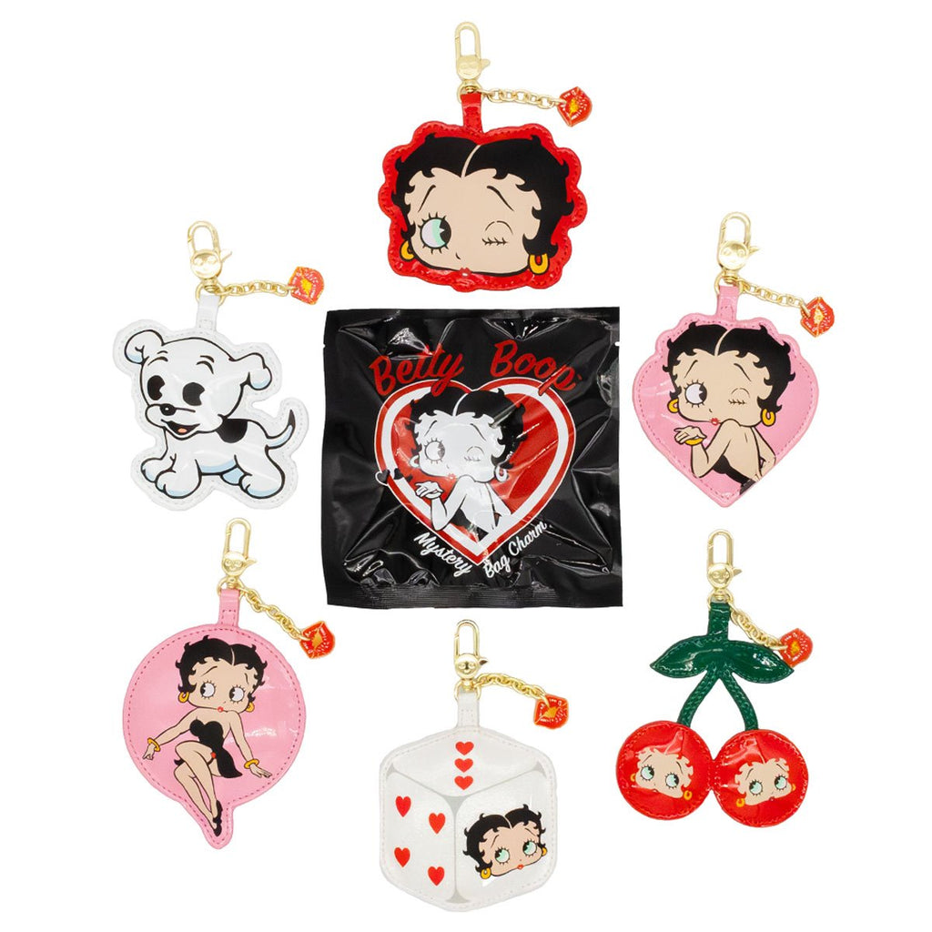 Betty Boop Mystery Blind-Bag Icons Padded Vinyl Bag Charms Case of 12