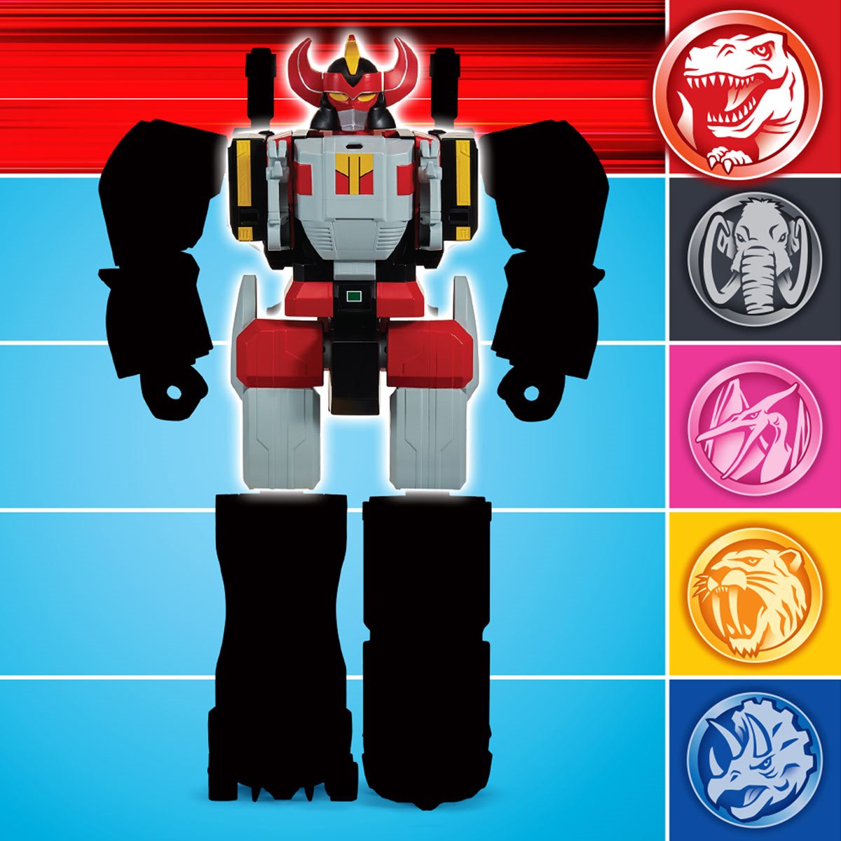 Mighty Morphin Power Rangers: Re-Ignition Dlx. Combinable Tyrannosaurus Dinozord Action Figure