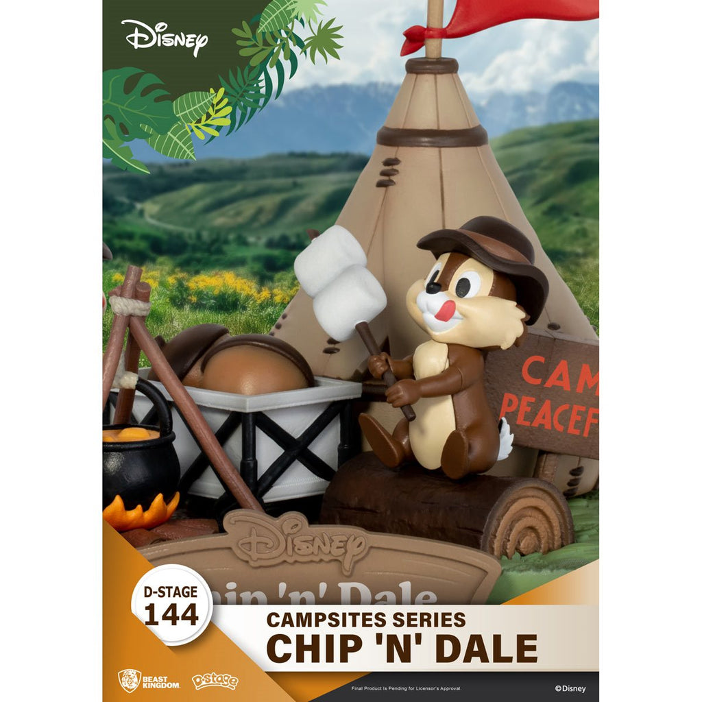 Disney Campsites Series Chip 'n Dale DS-144 D-Stage Statue