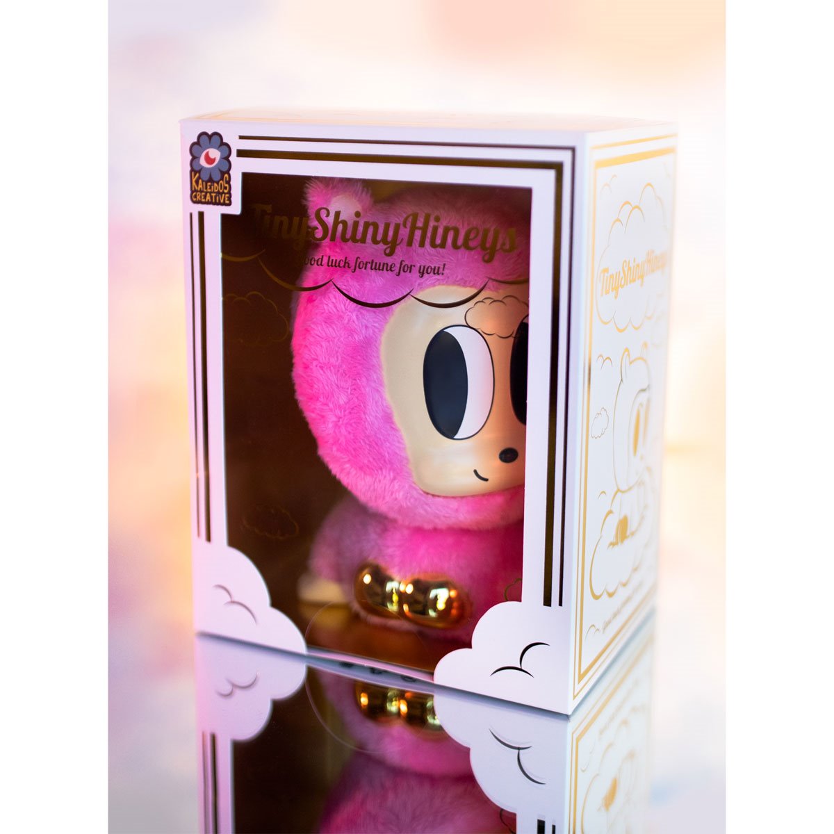 Tiny Shiny Hineys Pink Bear Plush