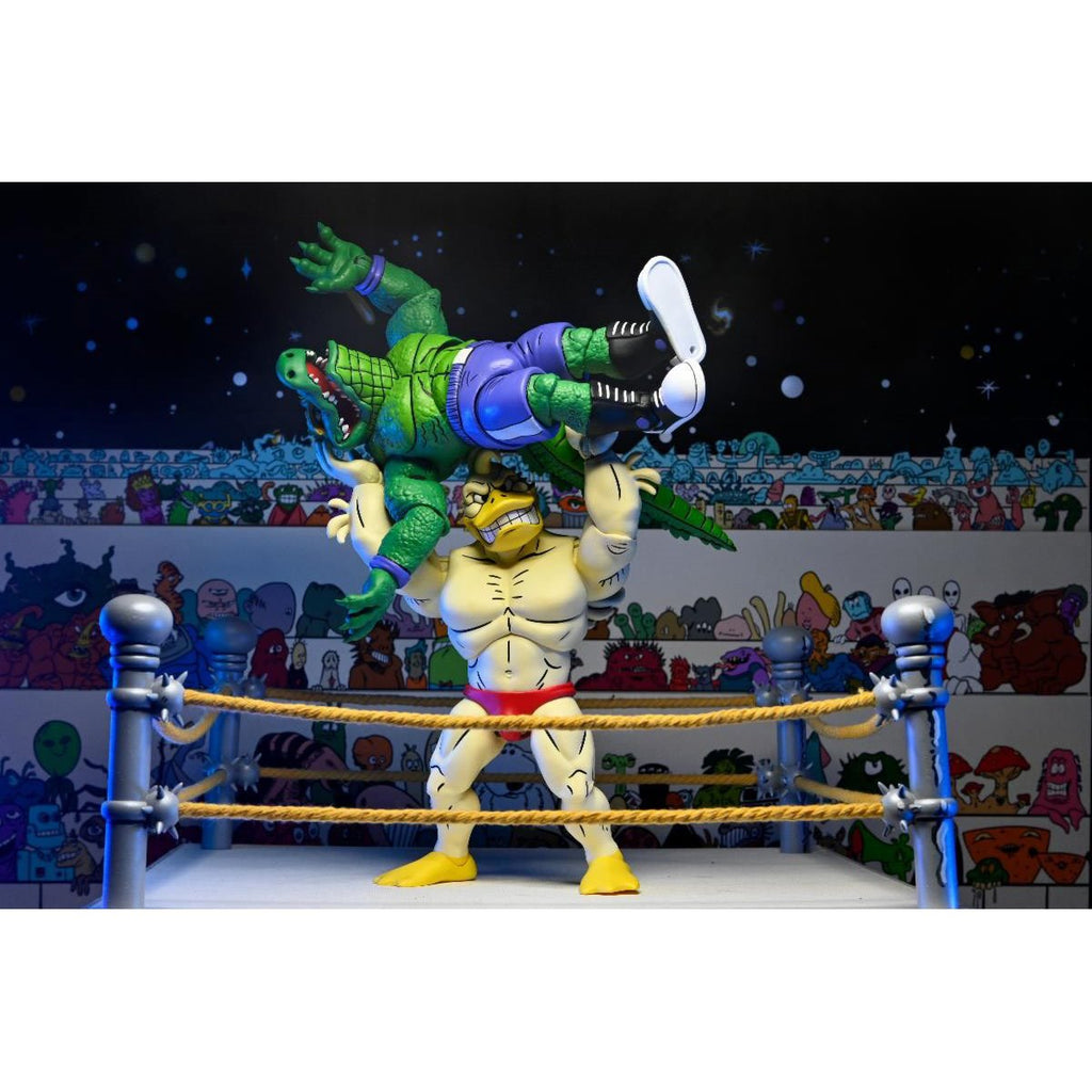 Teenage Mutant Ninja Turtles Adventures Archie Comics Stump Wrestling Ace Duck 7-Inch Scale Action Figure