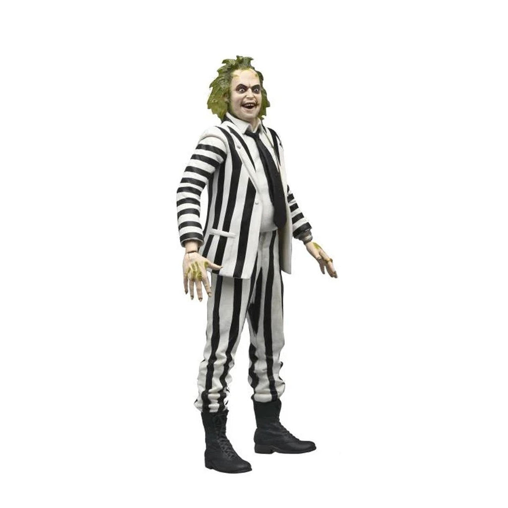 Beetlejuice (1988) Black and White Striped Suit 7-Inch Scale Action Figure