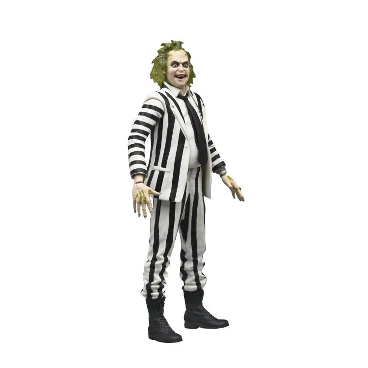 Beetlejuice (1988) Black and White Striped Suit 7-Inch Scale Action Figure