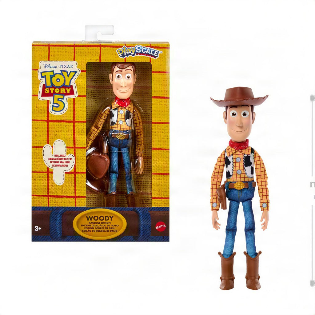 Toy Story 5 Ragdoll Woody 7-Inch Plush Doll