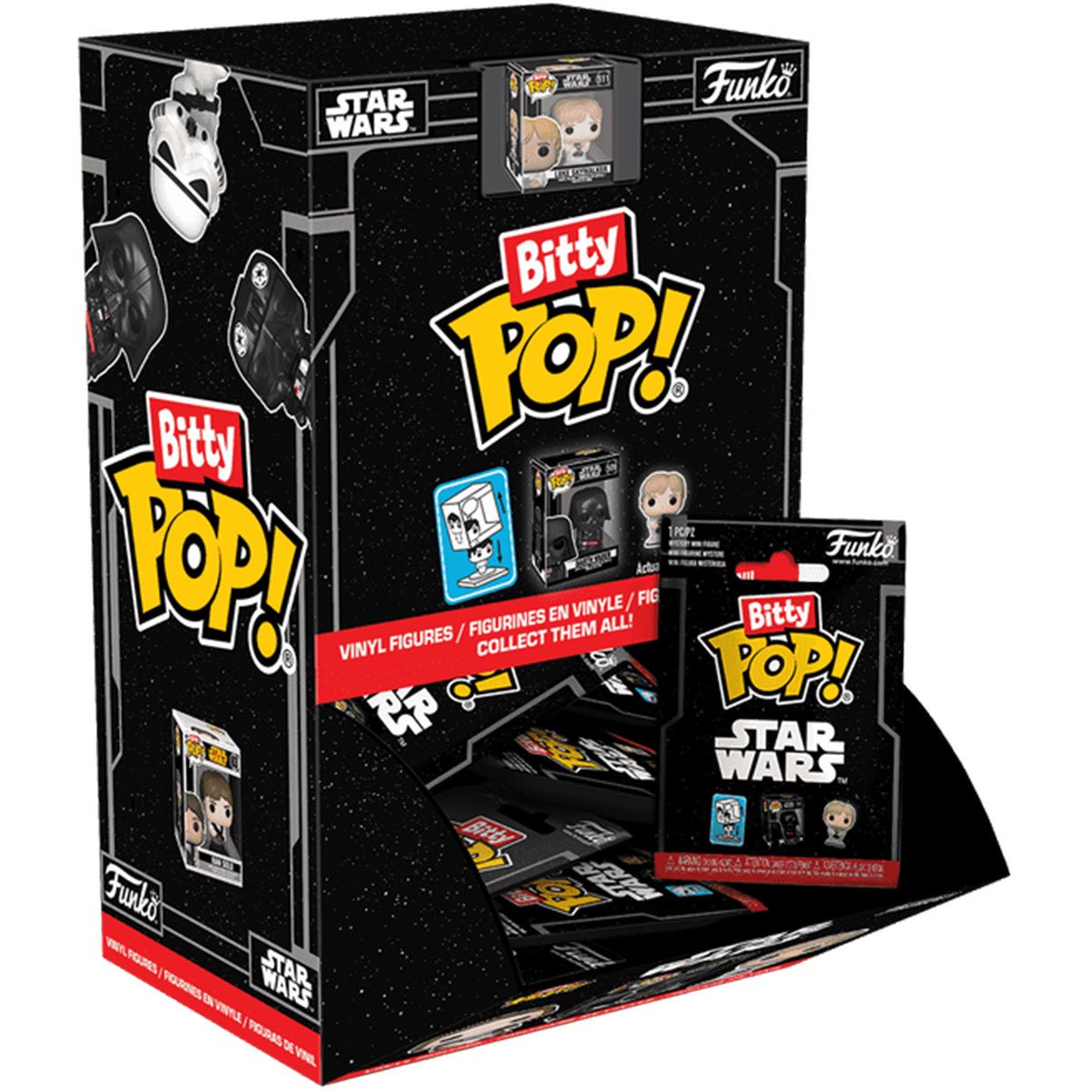 Star Wars Funko Bitty Pop! Singles Display Case of 32