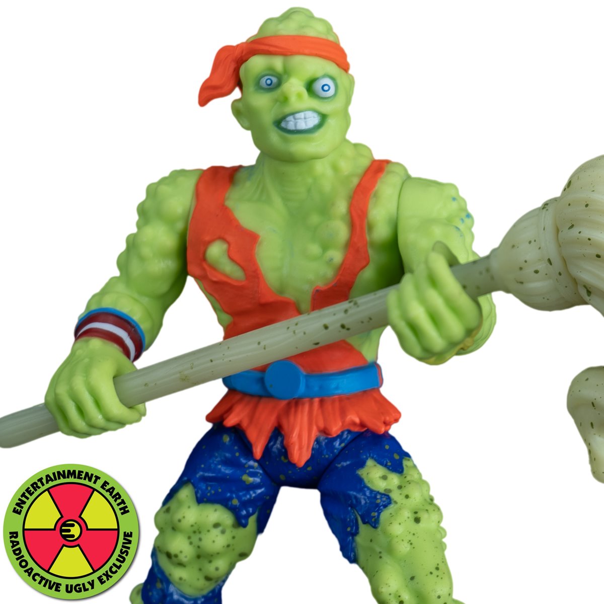 Toxic Crusaders Toxie Glow-in-the-Dark 5-Inch Action Figure - Entertainment Earth Exclusive