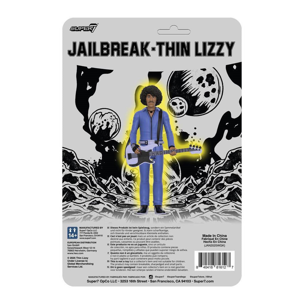 Thin Lizzy Phil Lynott Jailbreak 3 3/4-Inch ReAction Figure