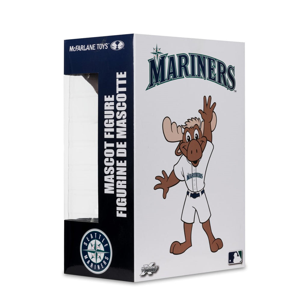 MLB SportsPicks Seattle Mariners Mariner Moose Mascot 7-Inch Posed Figure