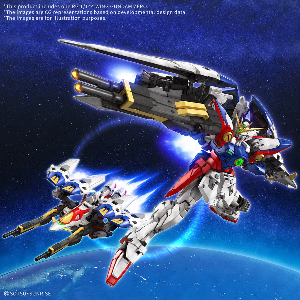 Mobile Suit Gundam Wing Gundam Wing Zero Real Grade 1:144 Scale Model Kit