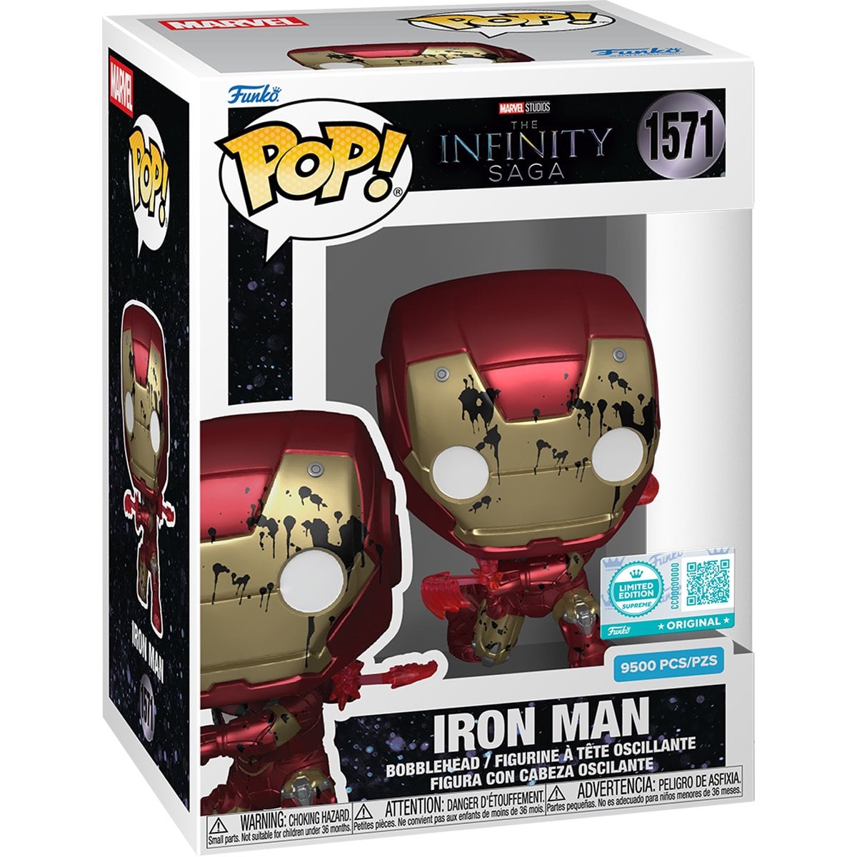 Avengers: The Infinity Saga Iron Man Mark 6 Funko Pop! Vinyl Figure #1571 - Entertainment Earth Exclusive