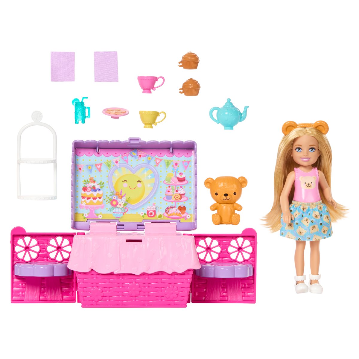 Barbie Chelsea Tea Party Picnic Doll with Blonde Hair