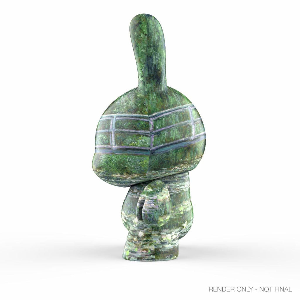 The Met Bridge Over a Pond of Water Lilies by Claude Monet 3-Inch Showpiece Dunny Vinyl Art Figure