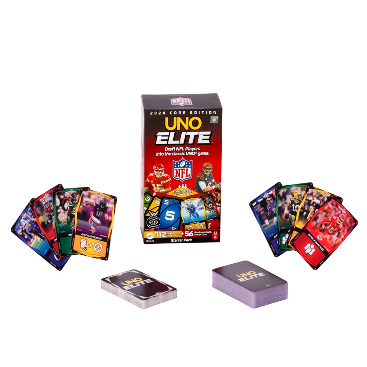 UNO Elite NFL 2024 Core Edition Card Game