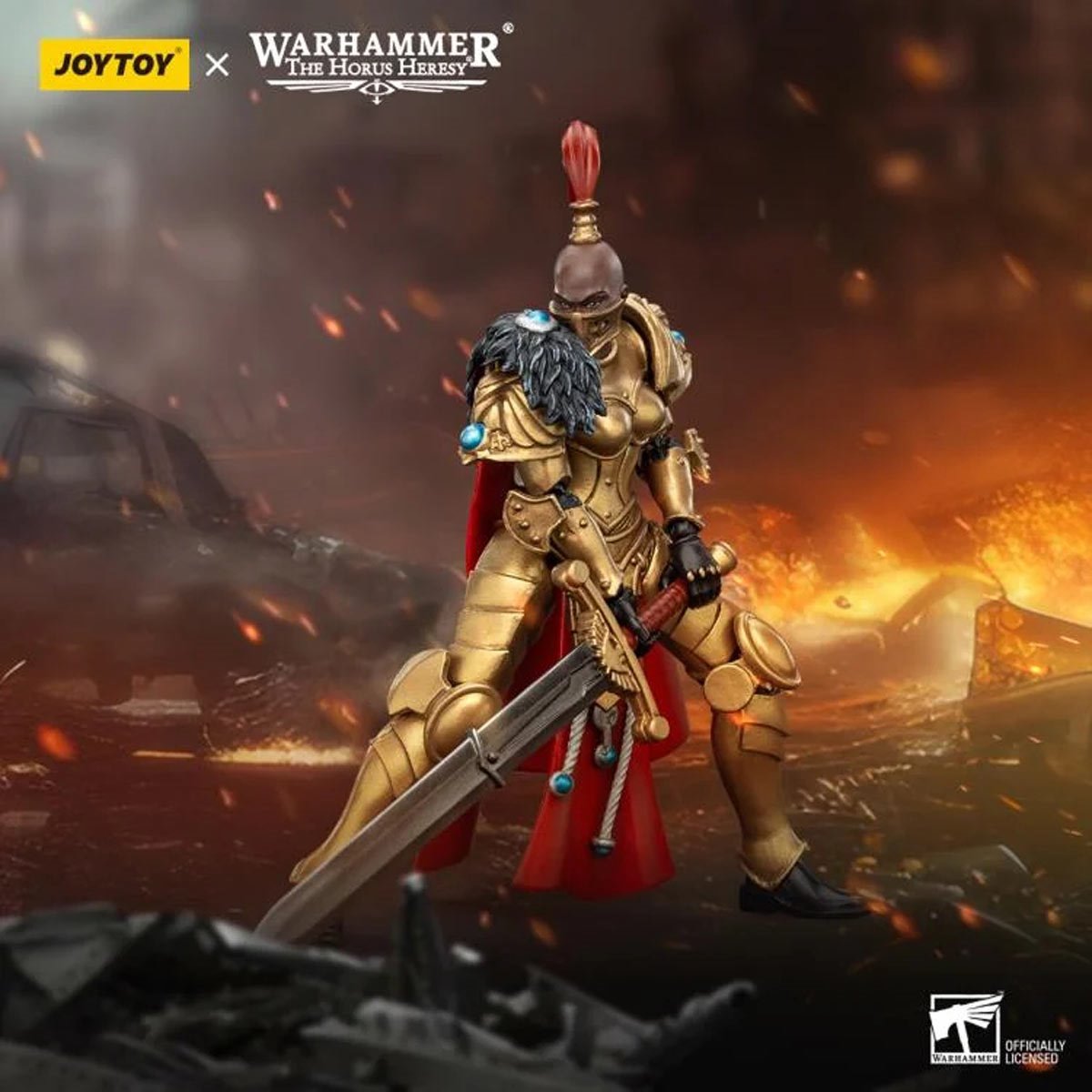 Joy Toy Warhammer The Horus Heresy Sisters of Silence Falcons Cadre Vigilator 2 1:18 Scale Action Figure