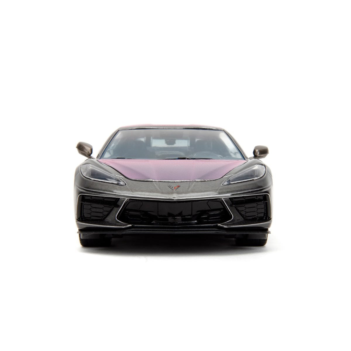 Pink Slips 2020 Corvette Stingray with Base 1:24 Scale Die-Cast Metal Vehicle