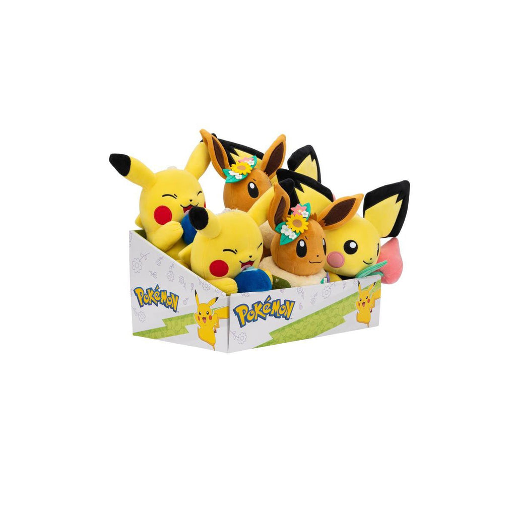 Pokemon Spring 8-Inch Plush Case of 6