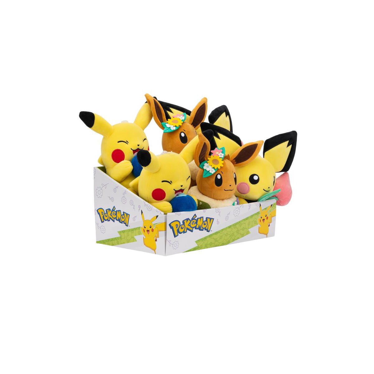 Pokemon Spring 8-Inch Plush Case of 6