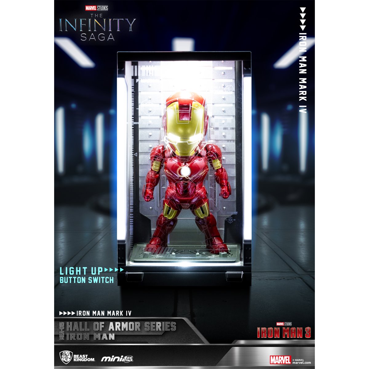 Iron Man Hall of Armor Series MEA-015 Mini-Figure Blind Box Case of 6