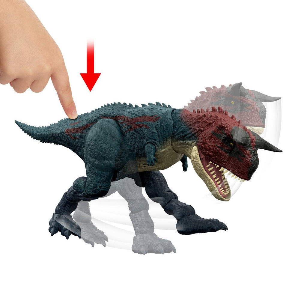 Jurassic World Charge n Chomp Carnotaurus Figure
