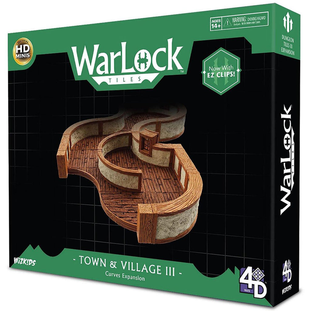 WarLock Tiles Town and Village III Curves Expansion Pack