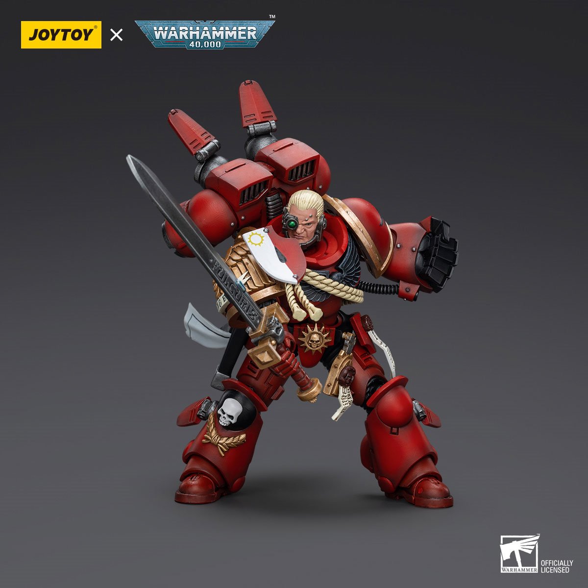 Joy Toy Warhammer 40,000 Blood Angels Captain with Jump Pack 1:18 Scale Action Figure