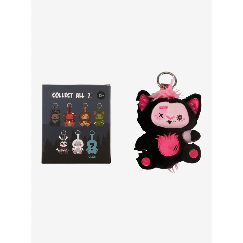 The Cryptids Blind-Box Plush Bag Clip Display of 6