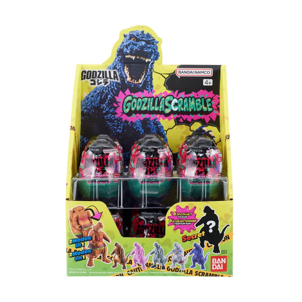 Godzilla Scramble Collection Wave 1 Blind-Box Action Figure Display of 12