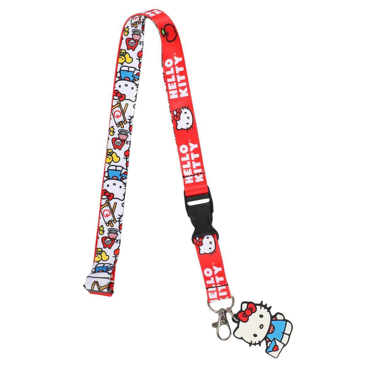 Sanrio Hello Kitty Rubber Charm and Lanyard