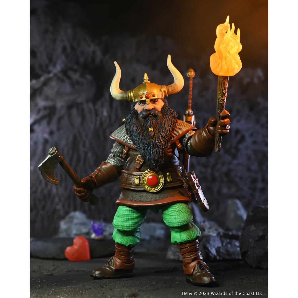 Dungeons & Dragons Ultimate Elkhorn the Good Dwarf Fighter 7-Inch Scale Action Figure
