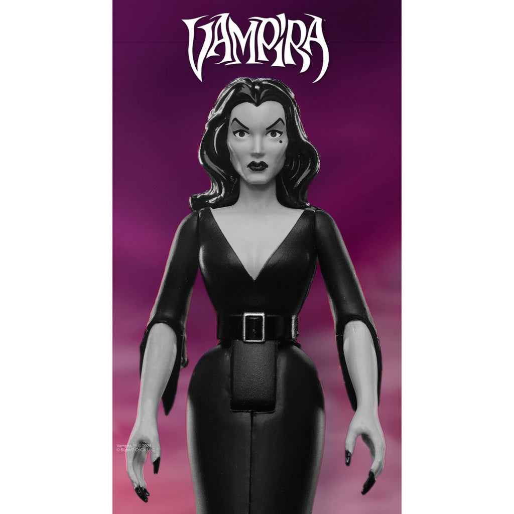 Vampira (Plan 9 Grayscale) 3 3/4-Inch ReAction Figure