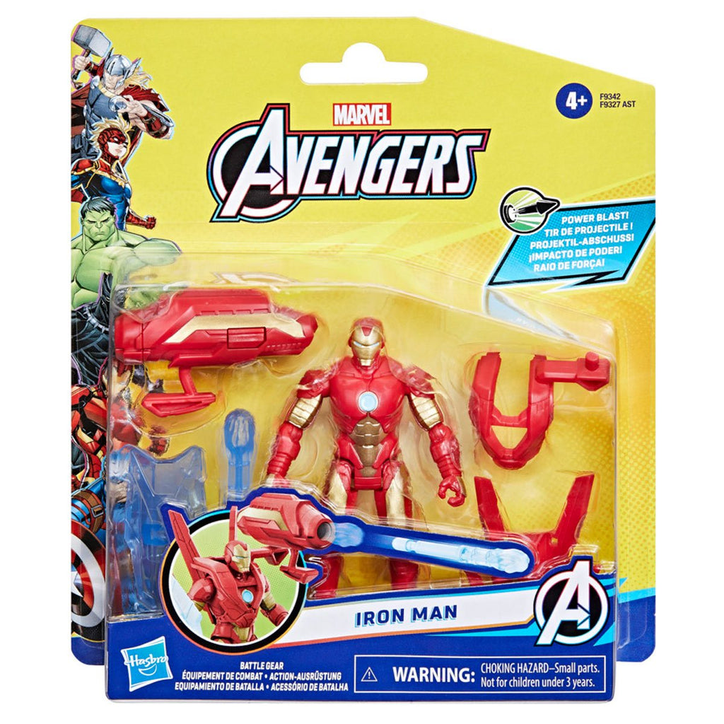 Avengers Epic Hero Series Battle Gear Iron Man 4-Inch Action Figure
