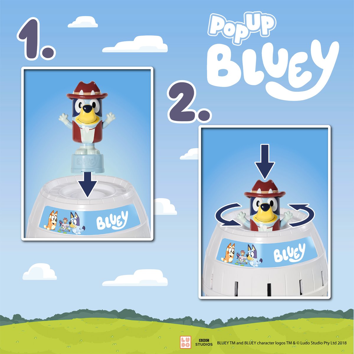 Bluey Pop Up Game