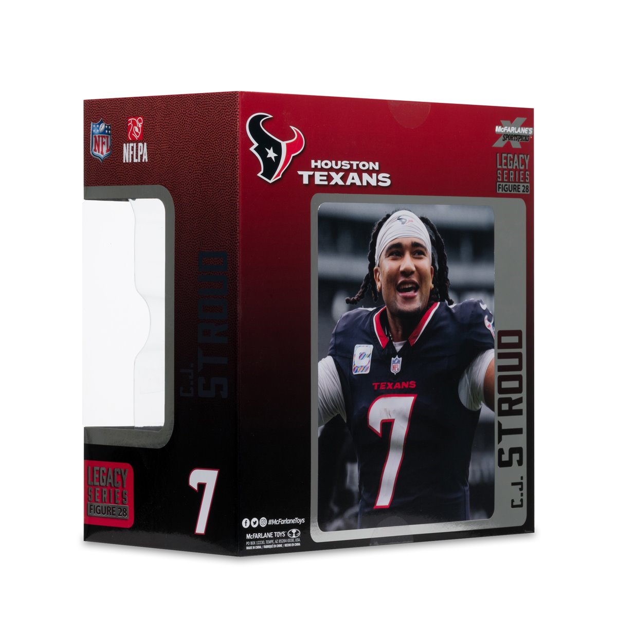 NFL SportsPicks 2025 Houston Texans C.J. Stroud Alternate Jersey 7-Inch Scale Posed Figure