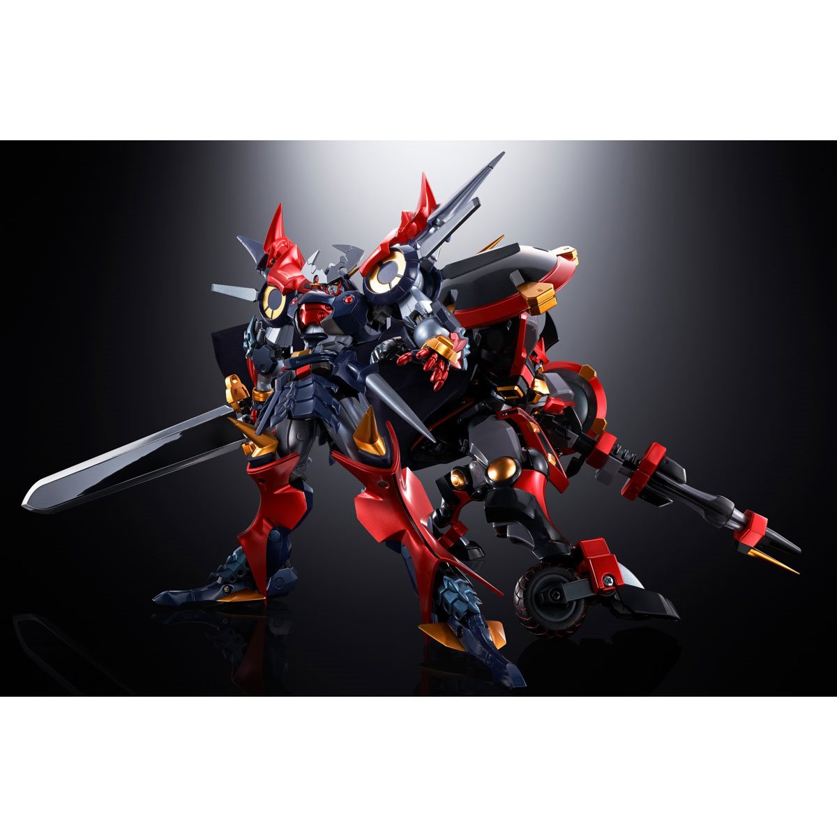 Super Robot Wars Original Generation GX-46R Dygenguar and Aussenseiter Soul of Chogokin Action Figure Set