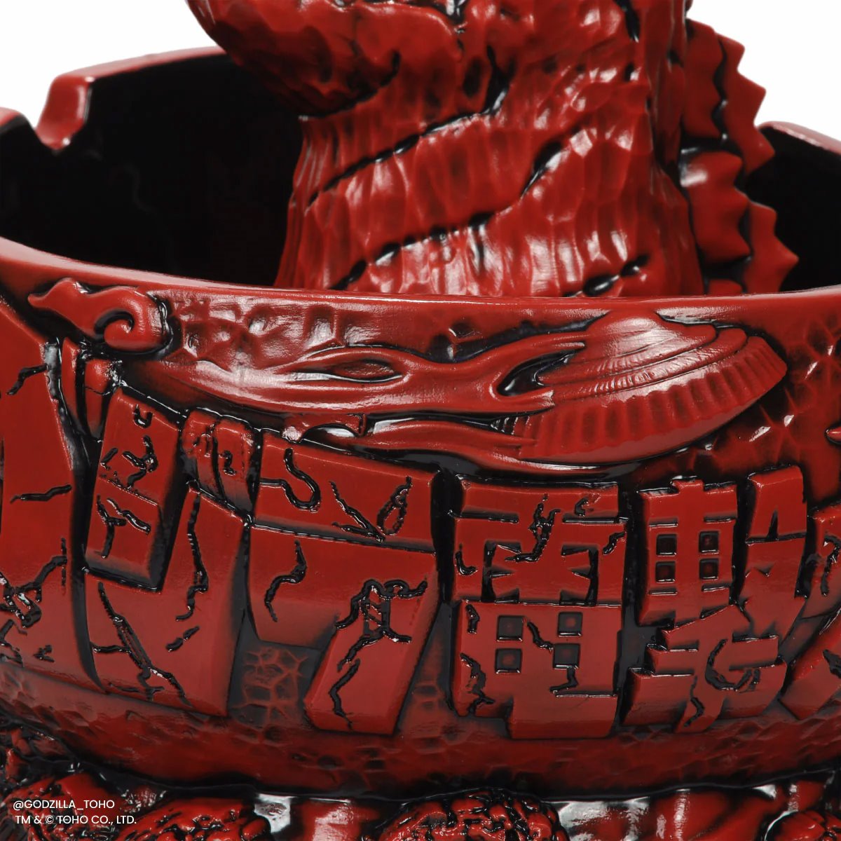 Destroy All Monsters Godzilla Fire Dragon Variant Limited Edition Tiki Scorpion Bowl