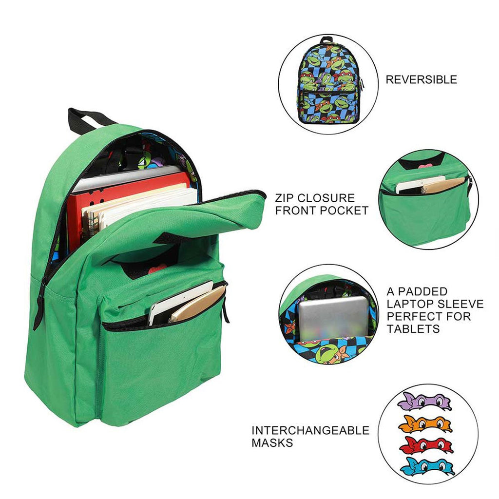 Teenage Mutant Ninja Turtles Reversible Backpack