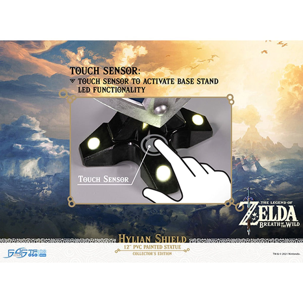 The Legend of Zelda: Breath of the Wild Hylian Shield 12-Inch Statue Collector Edition