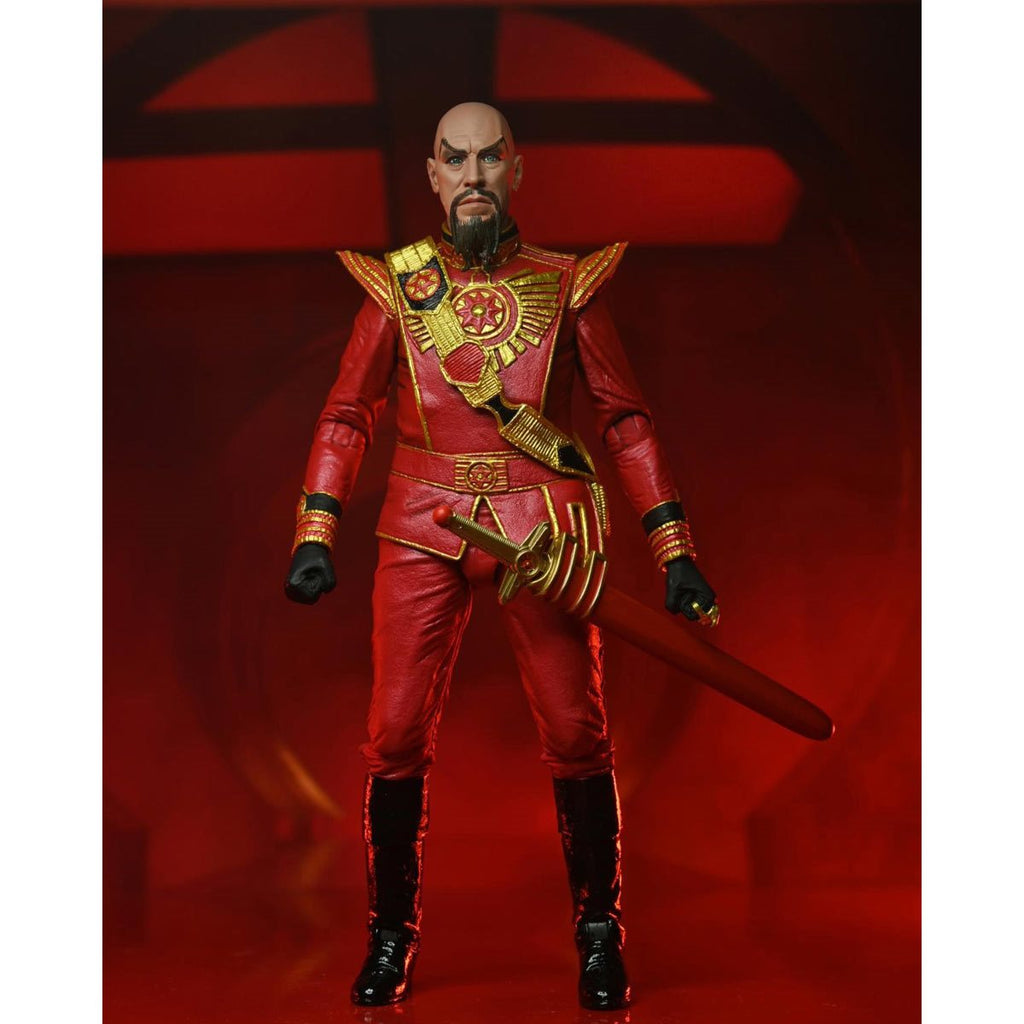 King Features Flash Gordon The Movie Ultimate Ming Red Military Outfit Version 7-Inch Scale Action Figure