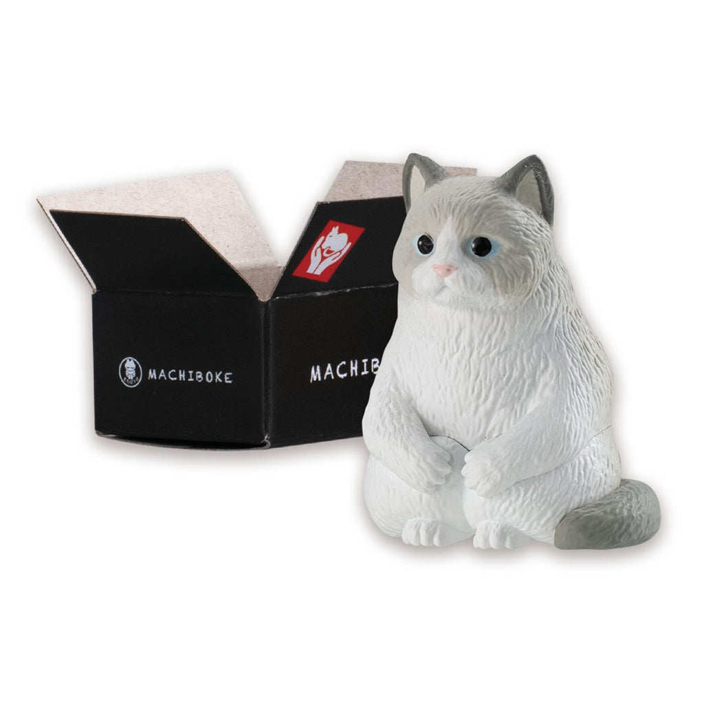 Machiboke Still Waiting Cat in a Box Blind Mini-Figure Display Case of 20