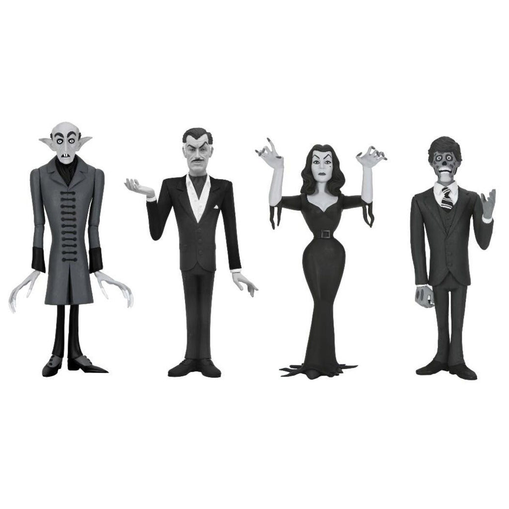 Toony Terrors Silver Screen Edition Assortment 6-Inch Scale Action Figure Set of 4
